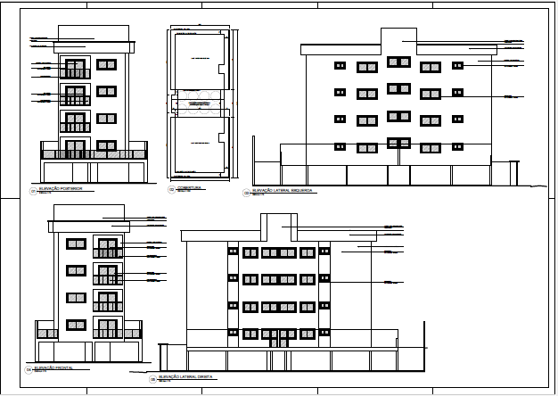 Prancha complementar do projeto arquitetônico
